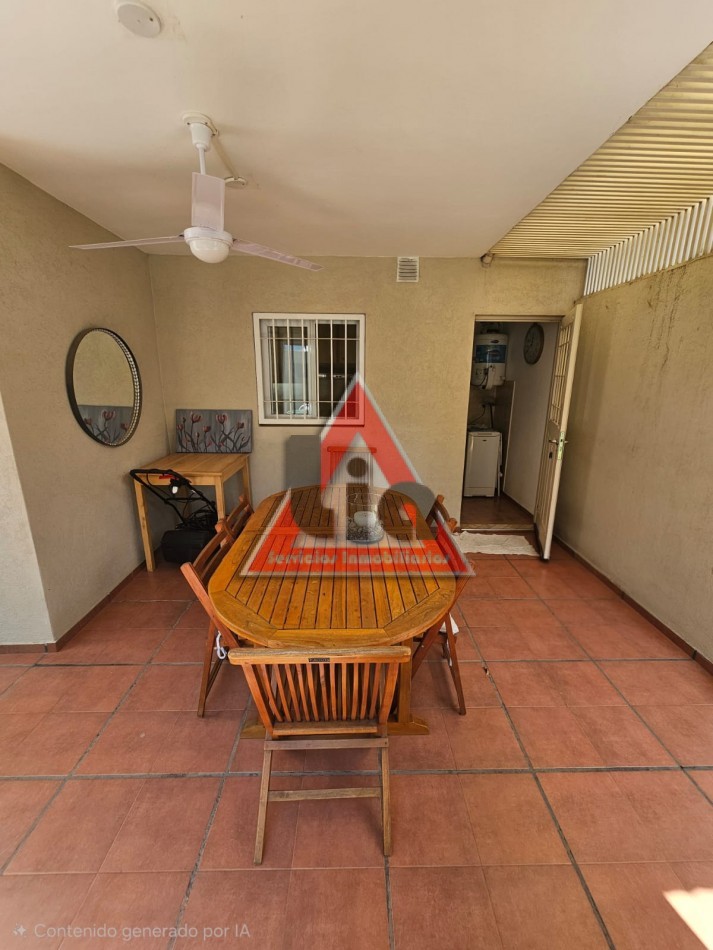 DUPLEX AMOBLADO EN ALQUILER TEMPORARIO | LAS CAÑITAS |PILETA